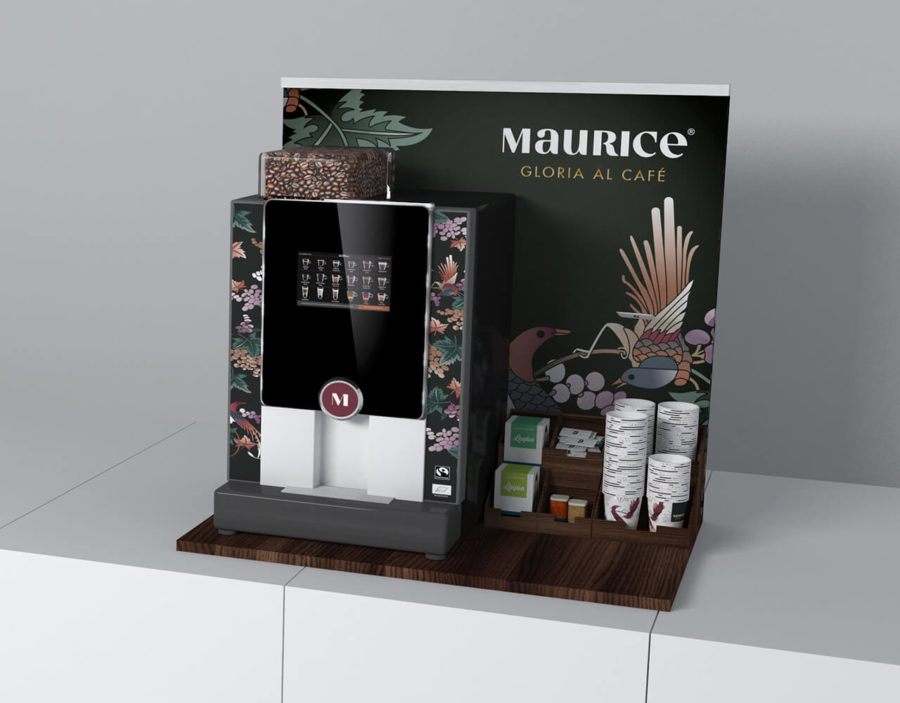 Maurice Corner tabletop la versión más versátil, compacta y de fácil instalación
